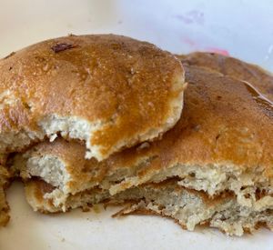 inside the pancakes!   at Snooze in San Diego