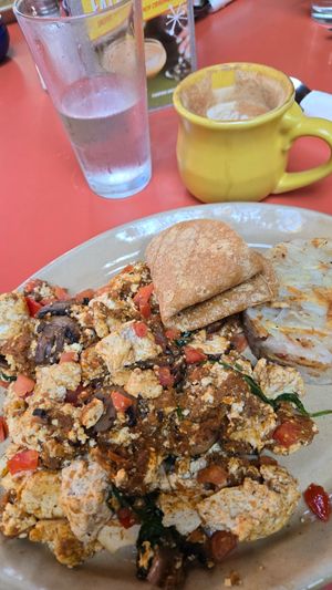 Tofu scramble at Snooze in San Diego