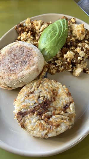 Tofu Scramble w/ Soyrizo & Avocado  at Snooze in San Diego