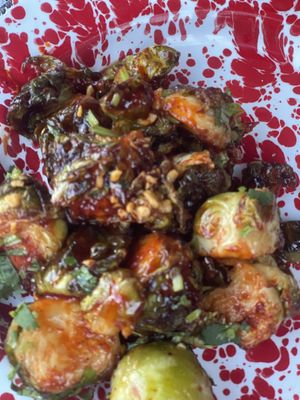 Brussels Sprouts made vegan  at Federales Denver in Denver