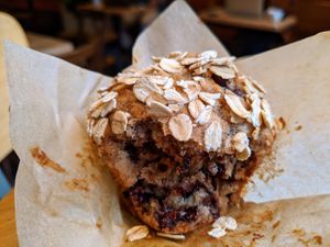 $2 Banana chocolate chip vegan muffins at Prince Street Cafe in Lancaster