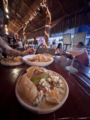 Ceviche  at Ocean's Isla in Isla Mujeres