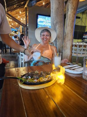 I love this place!  at Ocean's Isla in Isla Mujeres