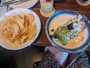 Vegan cauliflower ceviche at Ocean's Isla in Isla Mujeres