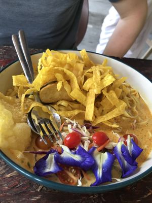 Kao Soi   at Shambhala in Koh Phayam