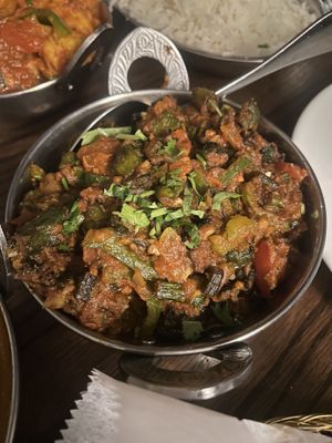 This okra dish was a hit!  at Khaab in Bexley