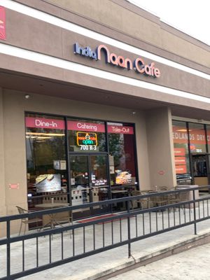 Entrance to restaurant  at Naan Cafe in Redlands