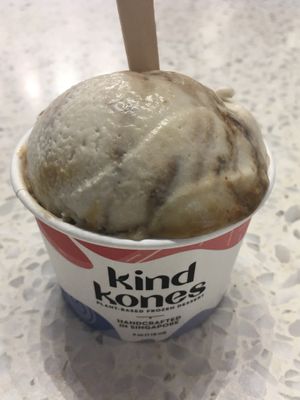 Almond fudge brittle ice cream  at Kind Kones - i12 Katong in Central Singapore