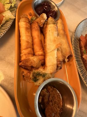 Vegan sigara börek  at Sis&Bros Cafe & Şarküteri in Istanbul