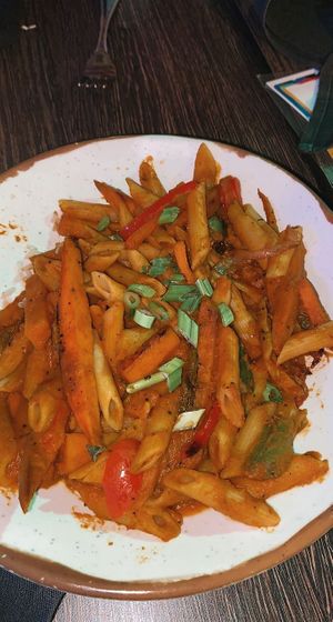 pumpkin pasta   at Universal Studios - Bob Marley-A Tribute to Freedom in Orlando