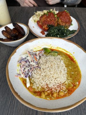 Curried chickpeas. Highly recommend  at Universal Studios - Bob Marley-A Tribute to Freedom in Orlando