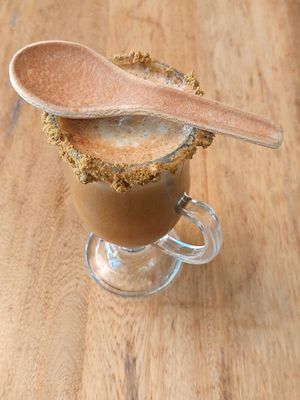 Pistacio Latte at La Civeta & el Elefante - Café in Medellin