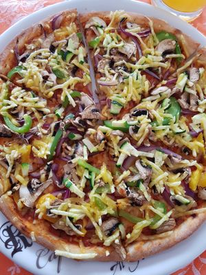 Vegane Pizza😍 at Ristorante Pizzeria Tramonto in Hattersheim Am Main