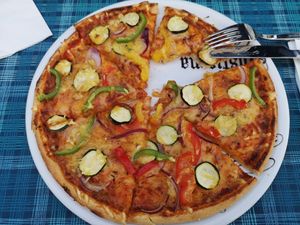 Vegane Pizza at Ristorante Pizzeria Tramonto in Hattersheim Am Main