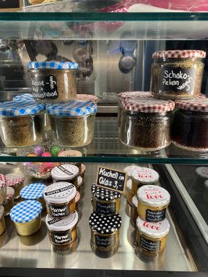 Vegan cake in a glass  at Sugar & Spice in Hochdorf