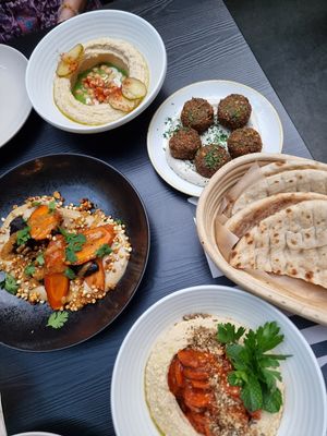 Vegan mezze selection at Twentysix in Budapest