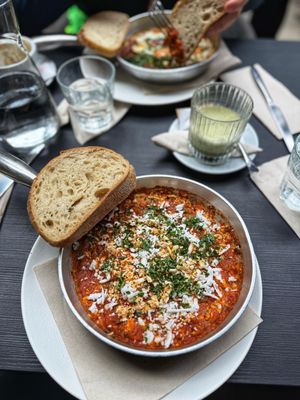 Vegan shakshuka  at Twentysix in Budapest