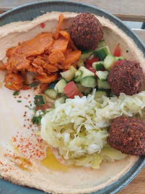  at Hummus Bar - Nagymező utca in Budapest