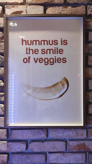  at Hummus Bar - Nagymező utca in Budapest