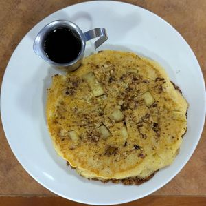 Solstice Corn Cake at Paradox Cafe in Portland