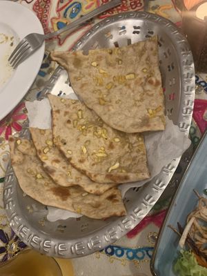 Garlic chapati  at Goa Markdorf in Markdorf