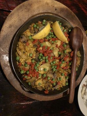 Vegan Paella   at Bulerias in Chicago