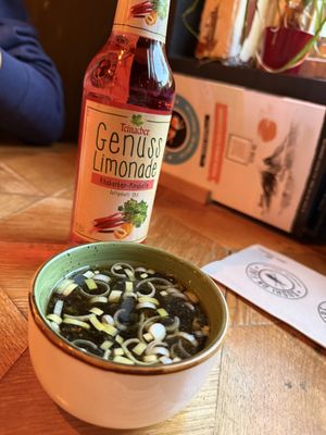 Gratis miso Suppe   at Sushi on Fire in Stuttgart