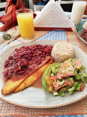 Menu del día at Dicha Chibcha in Villa De Leyva