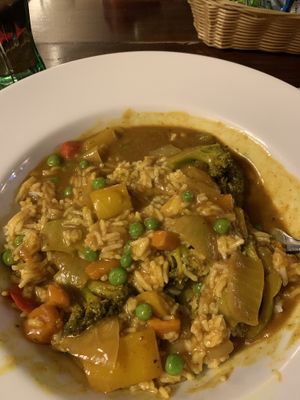 Vegan Chinese curry 10/10  at Port Askaig Hotel & Stores in Islay