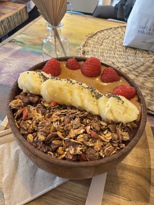 Raspberry Acai Bowl  at Açaï & You - Rue Dauphine in Paris