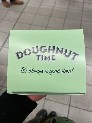 doughnut time packaging  at Doughnut Time - Blackfriars in London