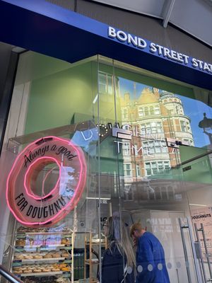 outside   at Rodeo Doughnuts - Bond St Station in London