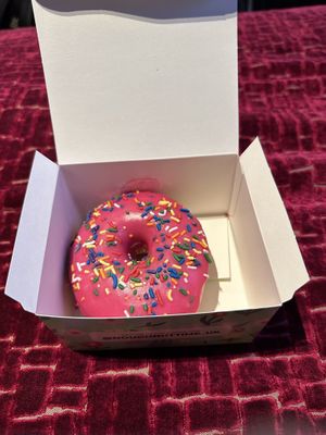 Sprinkle donut  at Rodeo Doughnut- Fleet Street in London