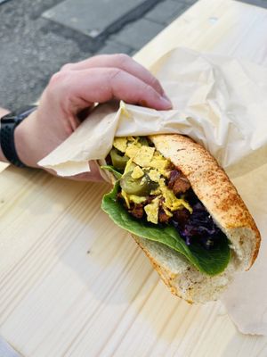 Dirty Harry sandwich   at Plänty Sandwiches in Munich