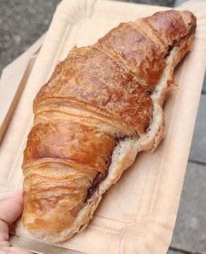Chocolate croissant, so good 😍 at Plänty Sandwiches in Munich