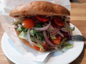 Döner at Plänty Sandwiches in Munich