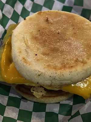 breakfast sandwhich  at SportsBox in Portland