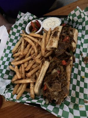 Portland cheese steak  at SportsBox in Portland