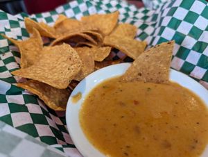 Chips and Queso at SportsBox in Portland