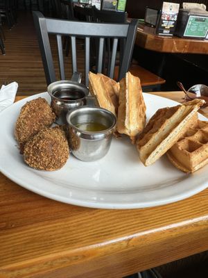 Chik’n & Waffles  at SportsBox in Portland