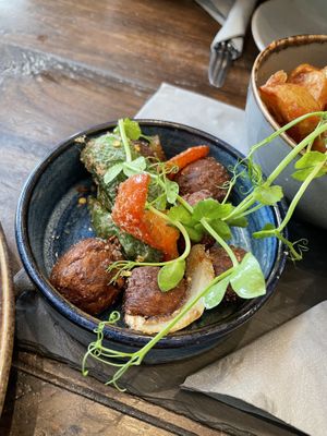 Vegan meatballs - The Peddle, Whitehaven  at The Peddle in Whitehaven