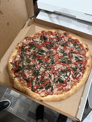 Vegan veggie pizza  at Slyce in Fort Collins