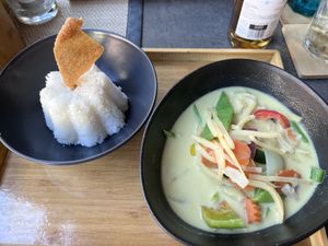 Green curry with vegetables   at Angkoon in Klagenfurt