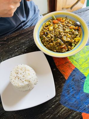 Lentil daal   at Angel Veggie Bistró in Salento