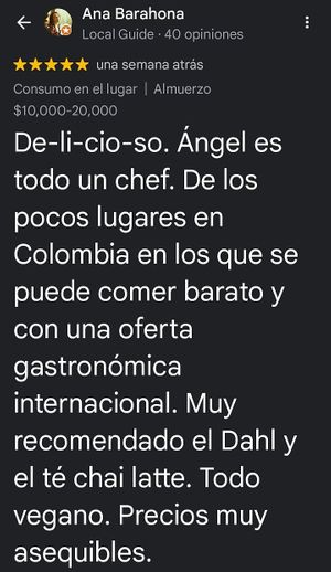  at Angel Veggie Bistró in Salento