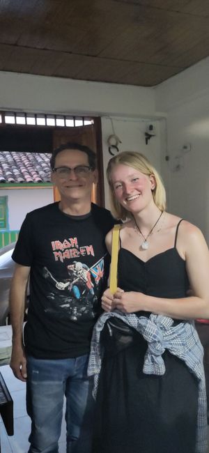 El chef at Angel Veggie Bistró in Salento