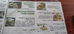 Chef Angel's own creations at Angel Veggie Bistró in Salento