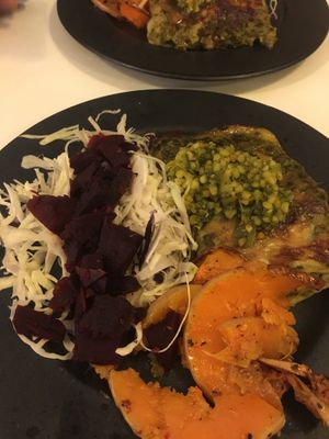 Lasagna and side was buy one get one free at Glo - Engjateigur in Reykjavik