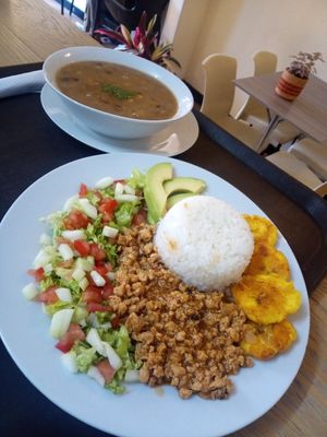 Daily Menu at Marvelous Vegan Plant Power Food in Bogota