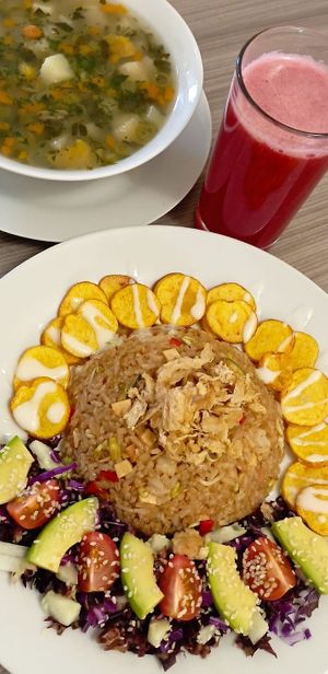 Daily Menu at Marvelous Vegan Plant Power Food in Bogota